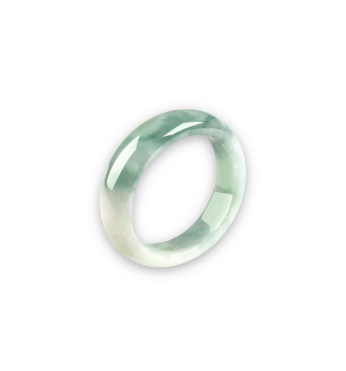 Jadeite on sale ring band