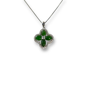 The Floral Nephrite Necklace