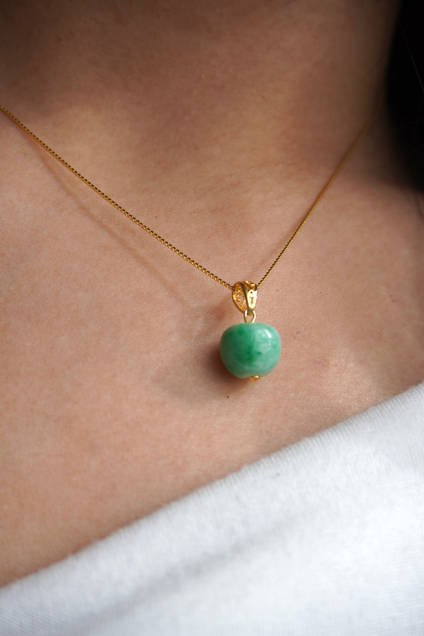 The Apple Jade Necklace