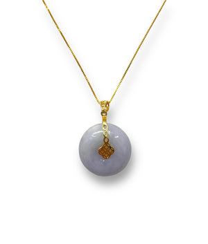Affluence Purple Jade Necklace