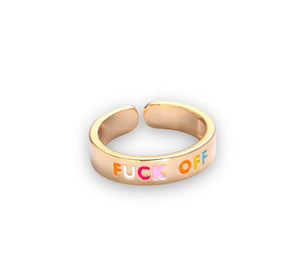 F Off Band Ring